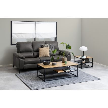 Konferenčna mizica CORA hrast/črna