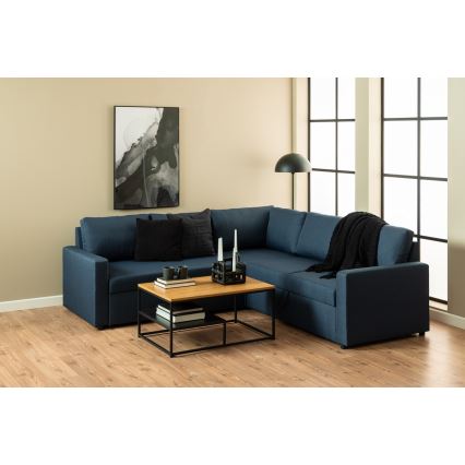 Konferenčna mizica CORA hrast/črna