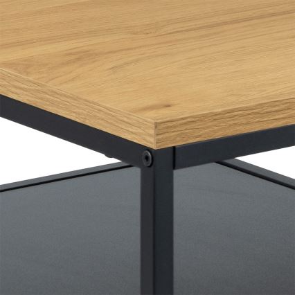 Konferenčna mizica CORA hrast/črna