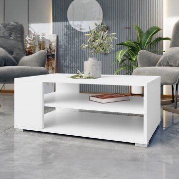 Konferenčna mizica GIMREN 40x100 cm bela