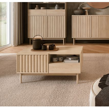 Konferenčna mizica KIOTO 106x53 cm hrast Cremona