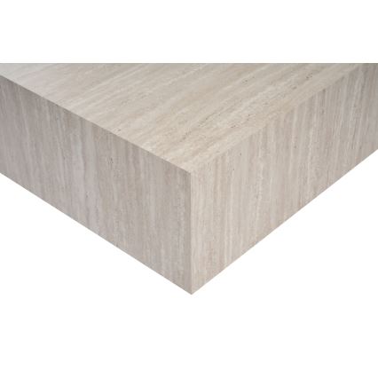 Konferenčna mizica PRIZMA 90x90 cm bež