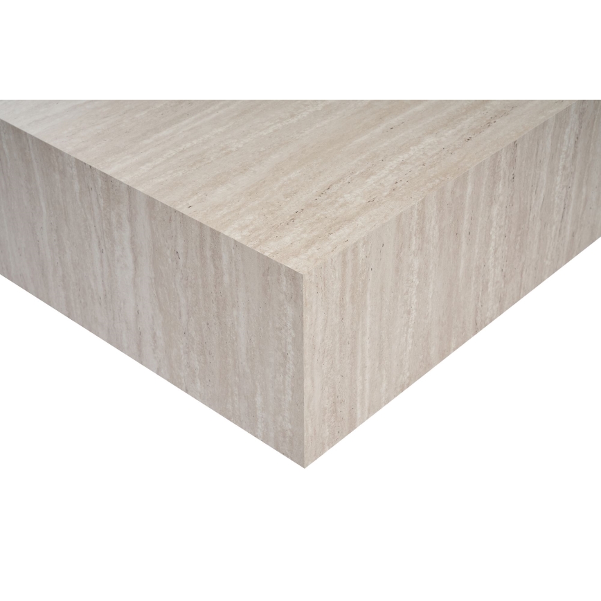 Konferenčna mizica PRIZMA 90x90 cm bež
