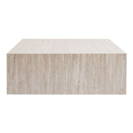 Konferenčna mizica PRIZMA 90x90 cm bež
