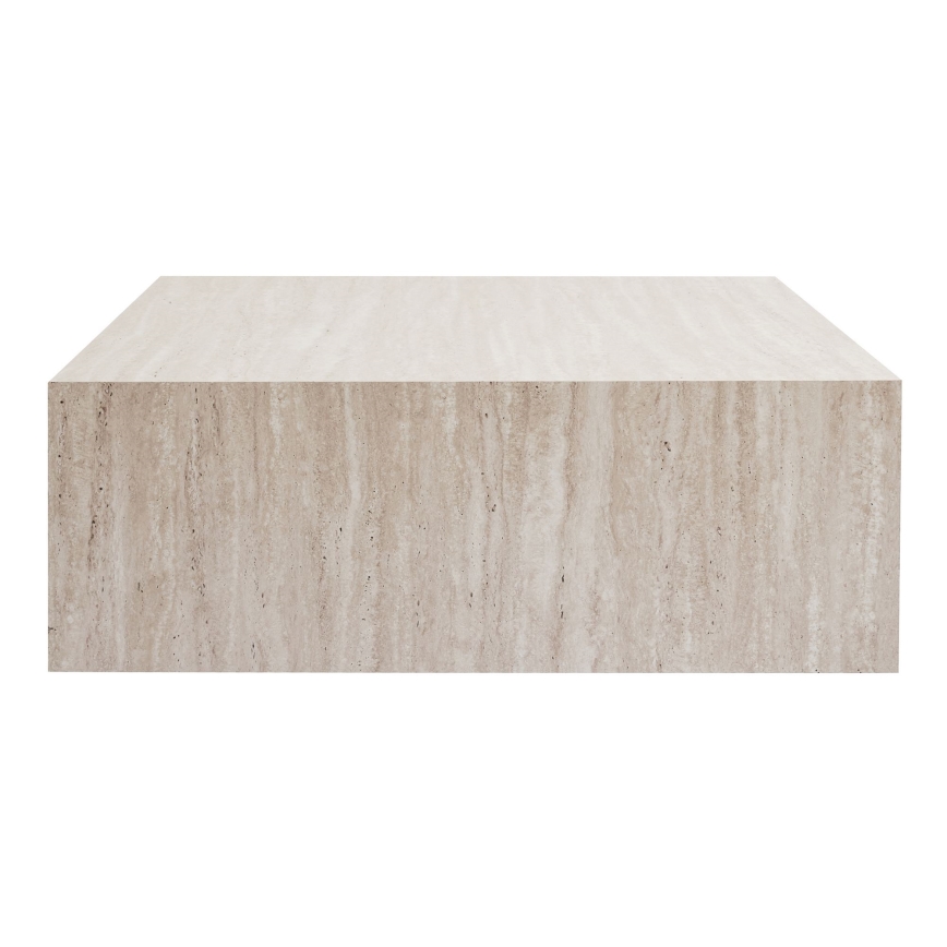 Konferenčna mizica PRIZMA 90x90 cm bež