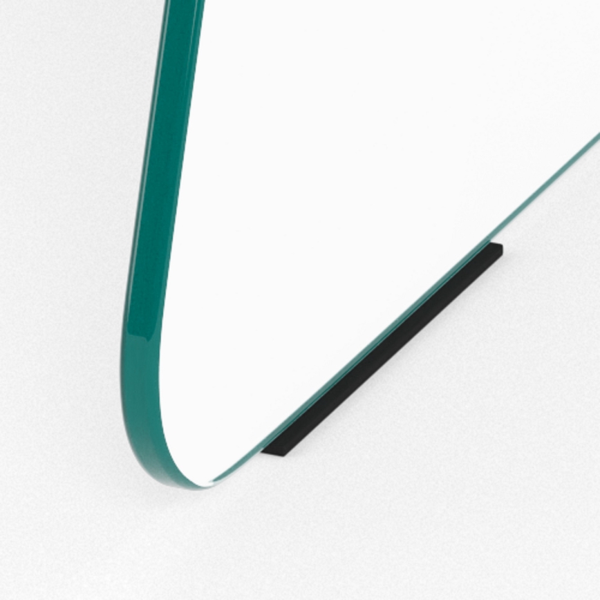 Konferenčna mizica SANOS, 80 cm, prozorna