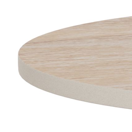 Konferenčna mizica SANTORINI Ø 45 cm, bež/siva/keramika