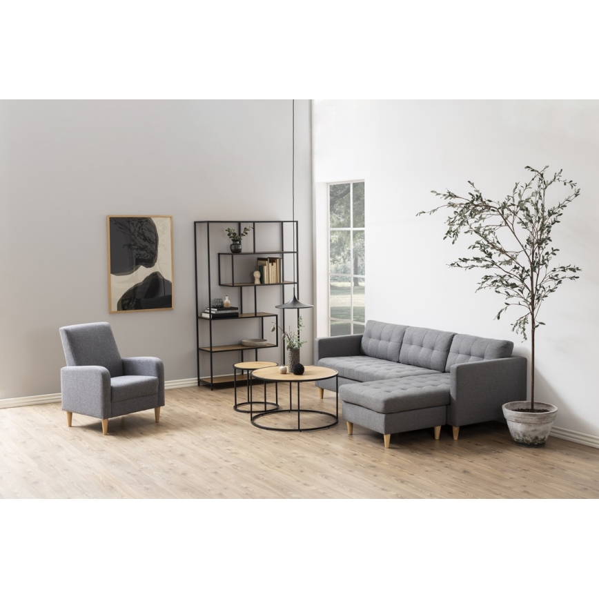 Konferenčna mizica SARON hrast/črna