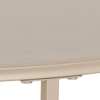 Konferenčna mizica SARON, premer 80 cm, siva