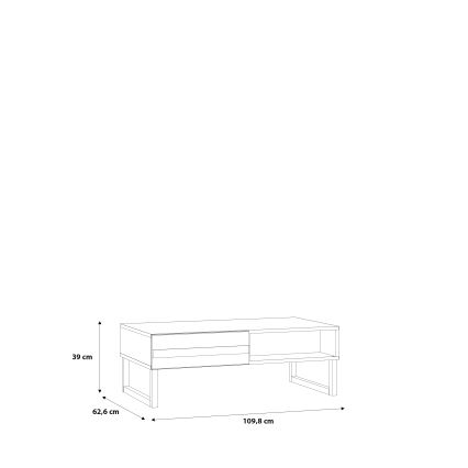Konferenčna mizica TARO bela