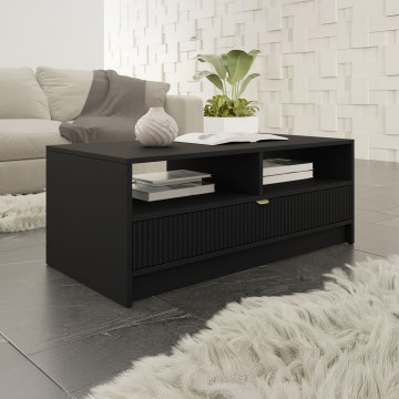 Konferenčna mizica TIRENO 100x40 cm črna