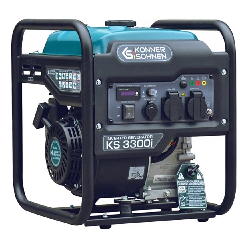 Könner & Söhnen 12111 - Inverterski električni generator KS 3300i 3300W