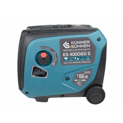 Könner & Söhnen 5106 - Inverterski električni generator na plin in bencin KS 4000iEG S 4000W
