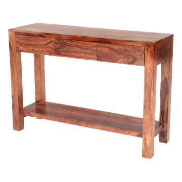 Konzolna miza GANI 76x130 cm masiven les/rosewood