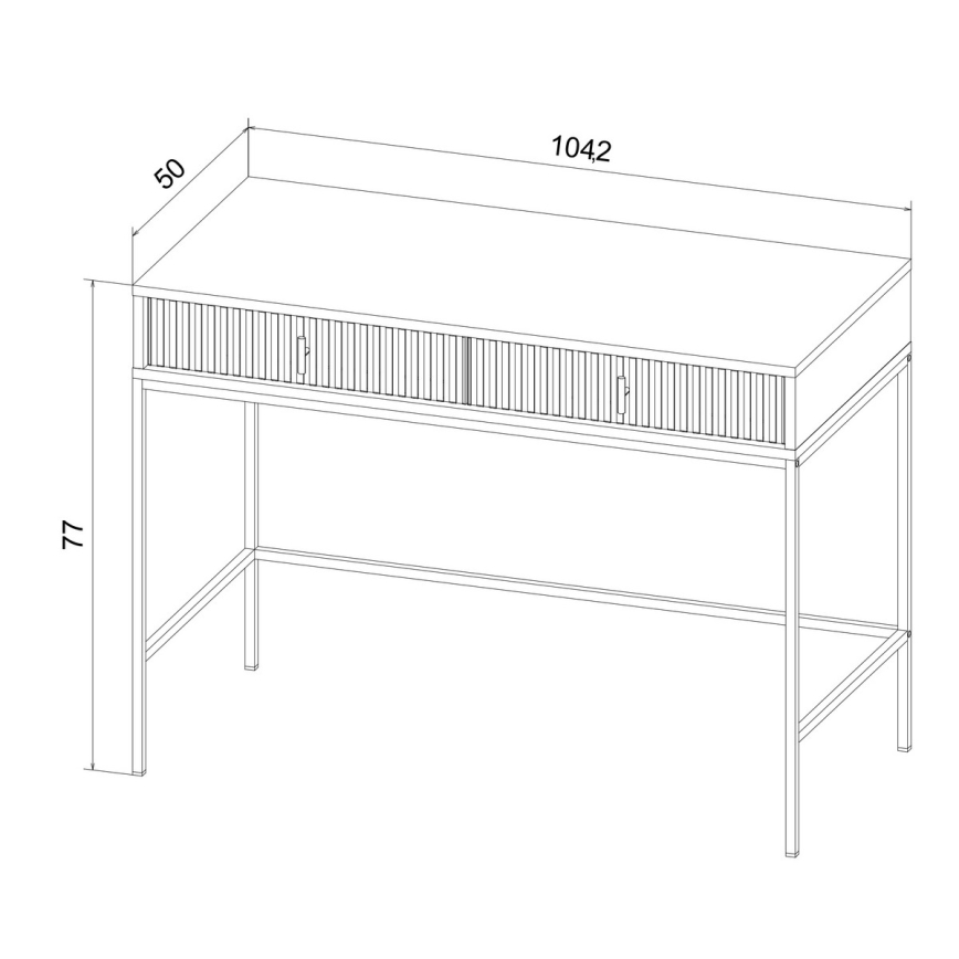 Konzolna mizica SUE črna