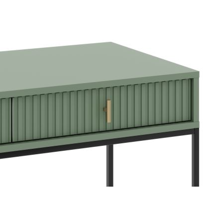 Konzolna mizica SUE zelena/črna