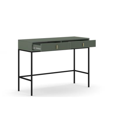 Konzolna mizica SUE zelena/črna