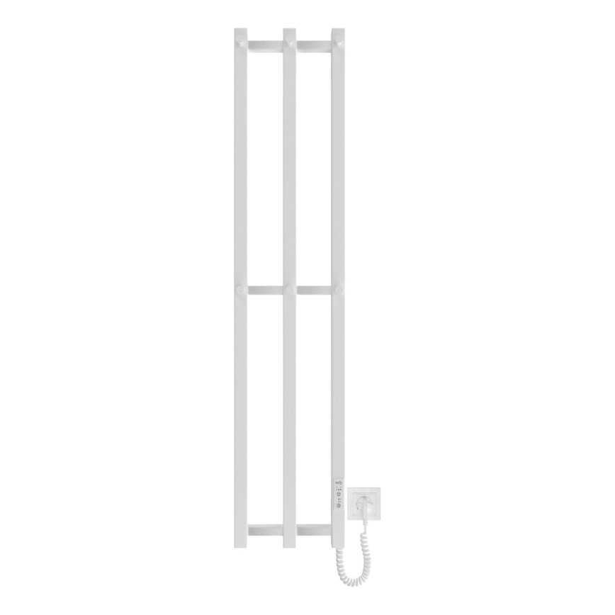 Kopalnica radiator HF SLIM 110W/230V 117x25 cm bela kvadraten