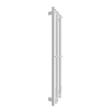 Kopalnica radiator HF SLIM 110W/230V 117x25 cm bela kvadraten