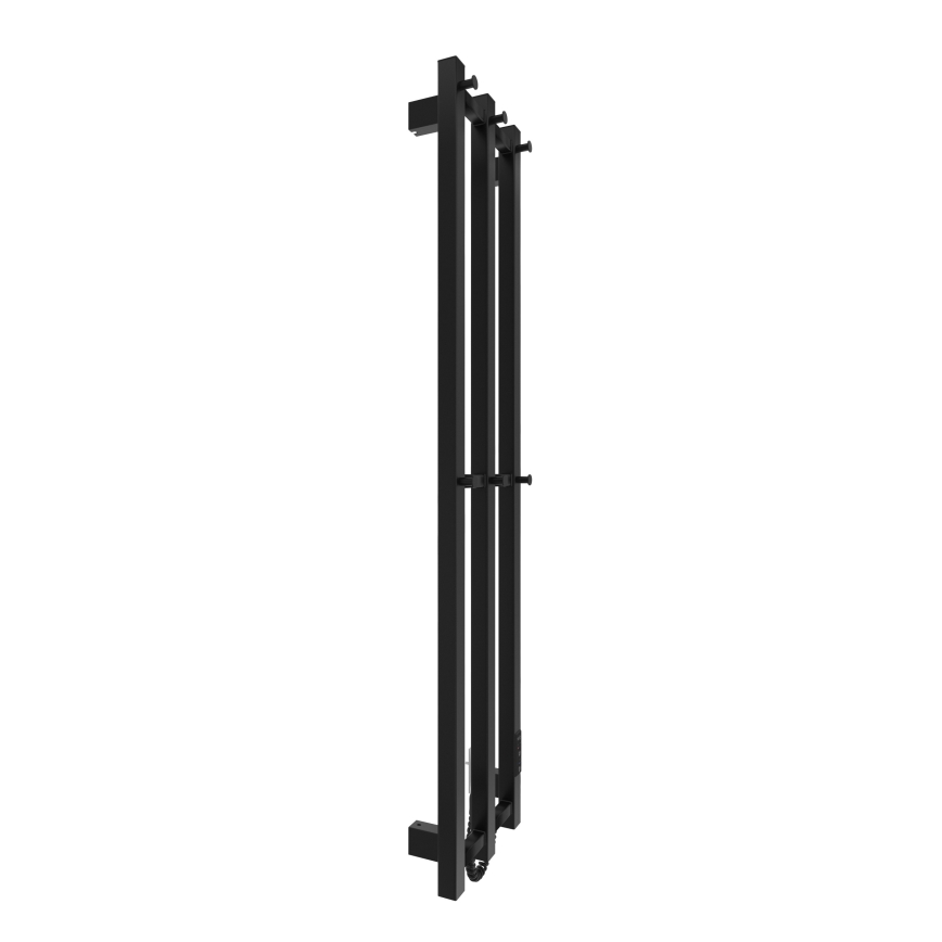 Kopalnica radiator HF SLIM 110W/230V 117x25 cm črna kvadraten