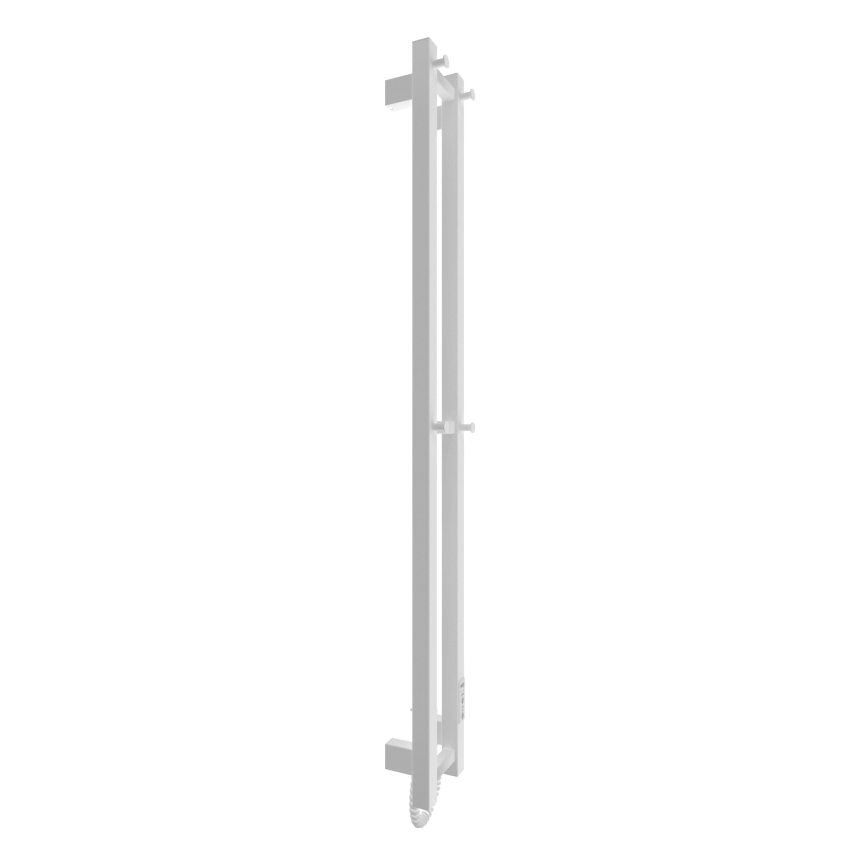 Kopalnica radiator HF SLIM 80W/230V 117x14 cm bela kvadraten