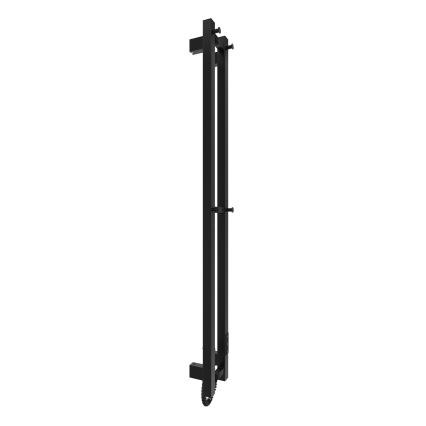 Kopalnica radiator HF SLIM 80W/230V 117x14 cm črna kvadraten