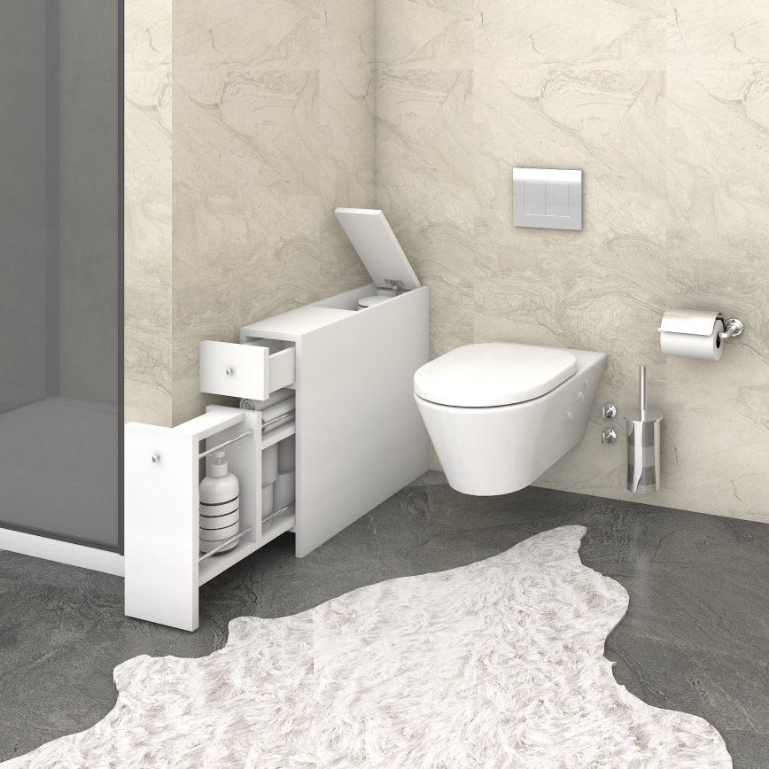 Kopalniška komoda SMART 60x55 cm bela