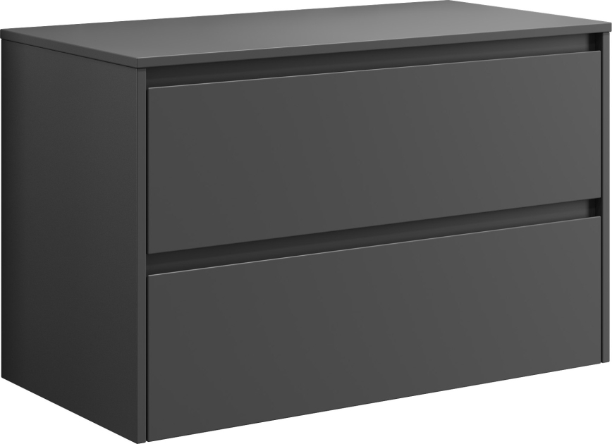 Kopalniška omara TRONDHEIM za umivalnik 90 cm, antracit