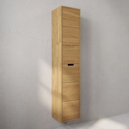 Kopalniška omarica GRIBSKOV 175 cm bež/hrast