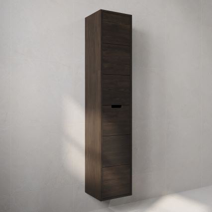 Kopalniška omarica GRIBSKOV 175 cm rjava/hrast