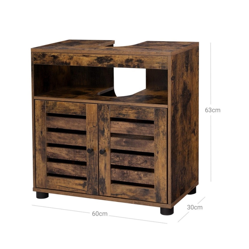 Kopalniška omarica RENE v rjavi barvi