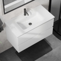 Kopalniška omarica z umivalnikom KENWOOD, 91 cm, bela