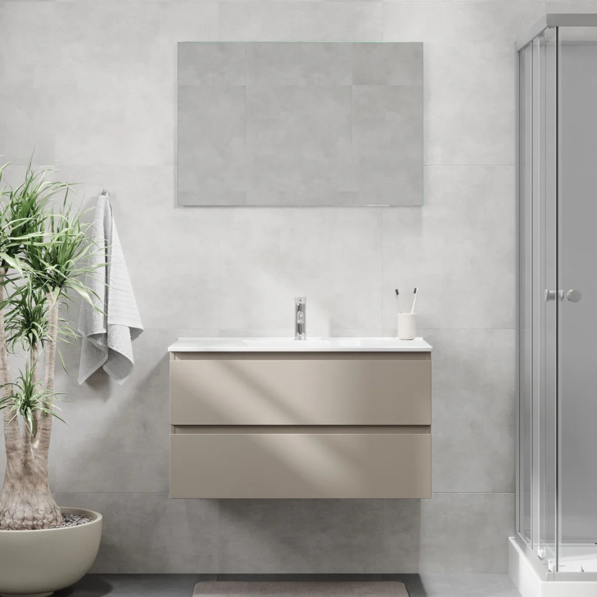 Kopalniška omarica z umivalnikom KENWOOD 91x50x45 cm marakesh