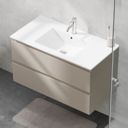 Kopalniška omarica z umivalnikom KENWOOD 91x50x45 cm marakesh