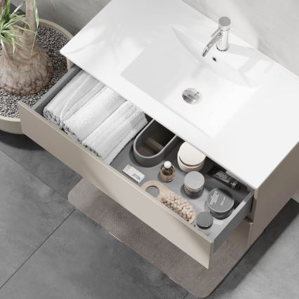 Kopalniška omarica z umivalnikom KENWOOD 91x50x45 cm marakesh
