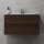 Kopalniška omarica z umivalnikom KENWOOD 91x50x47 cm v orehovi barvi