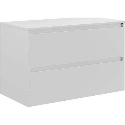 Kopalniška omarica z umivalnikom TRONDHEIM/VIKEDAL 90x57x46 cm bela