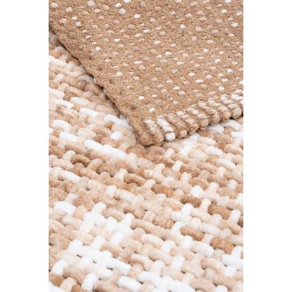 Kopalniška preproga BELWEDER 60x100 cm bež/bela