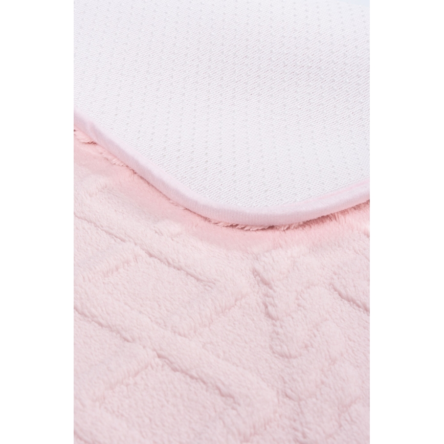 Kopalniška preproga NEW STYLE 3D 60x90 cm rožnata