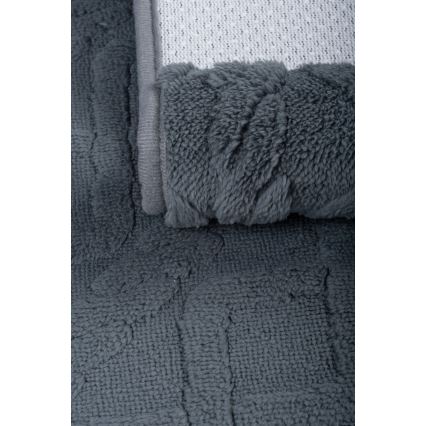 Kopalniška preproga NEW STYLE 3D 60x90 cm siva