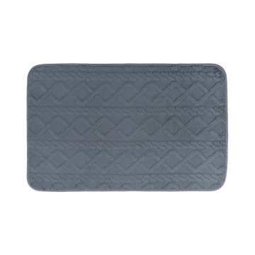 Kopalniška preproga NEW STYLE 3D 60x90 cm temno siva
