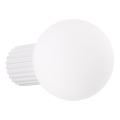 Kopalniška stenska svetilka HALO 1xG9/8W/230V pr. 12 cm IP44 bela