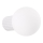 Kopalniška stenska svetilka HALO 1xG9/8W/230V pr. 12 cm IP44 bela