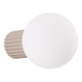 Kopalniška stenska svetilka HALO 1xG9/8W/230V pr. 12 cm IP44 bež