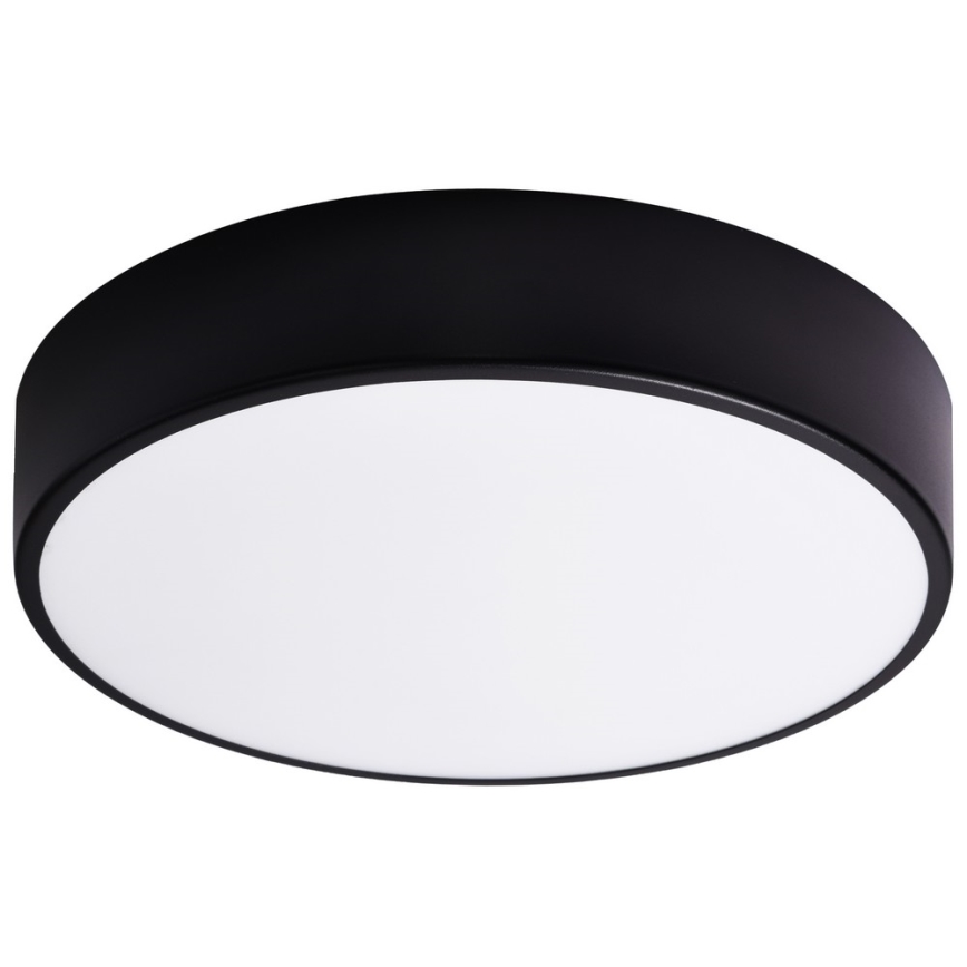 Kopalniška stropna svetilka CLEO 3xE27/24W/230V d. 40 cm črna IP54