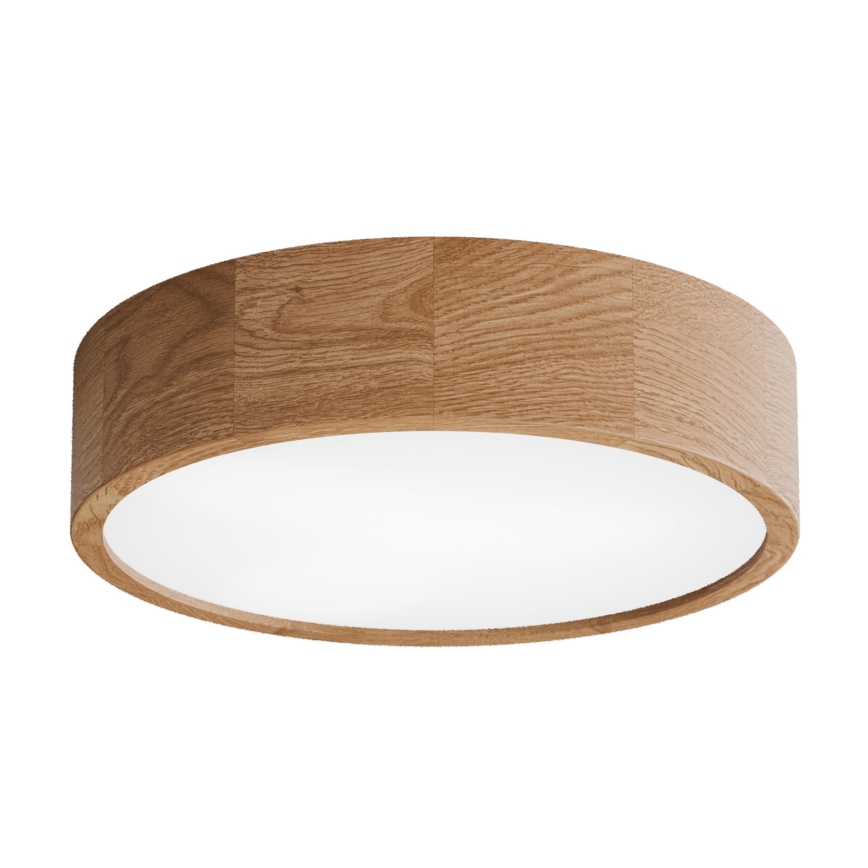 Kopalniška stropna svetilka CLEO 3xE27/24W/230V IP54 premer 37,5 cm hrast