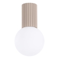 Kopalniška stropna svetilka HALO 1xG9/8W/230V pr. 12 cm IP44 bež