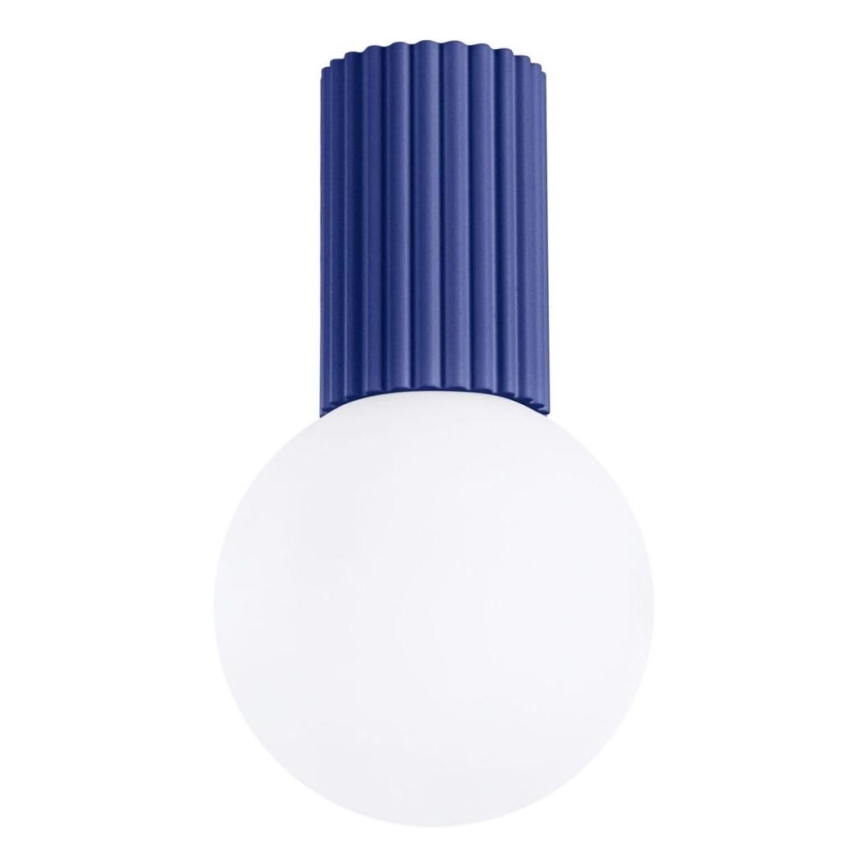 Kopalniška stropna svetilka HALO 1xG9/8W/230V pr. 12 cm IP44 modra