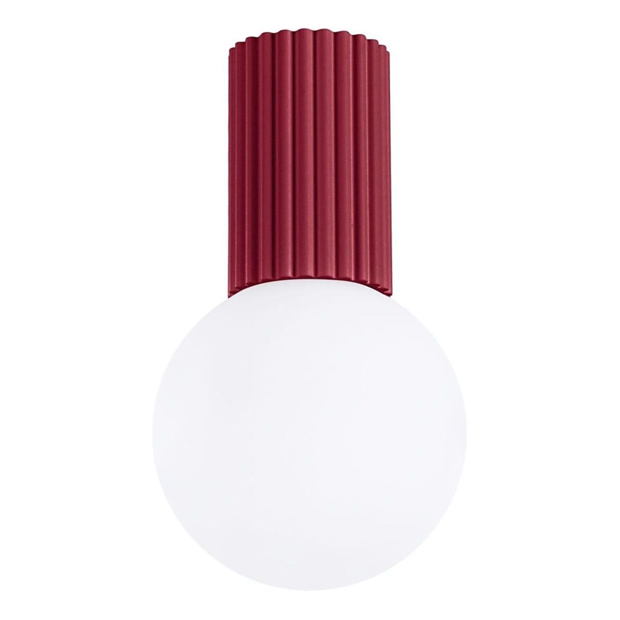 Kopalniška stropna svetilka HALO 1xG9/8W/230V pr. 12 cm IP44 rdeča