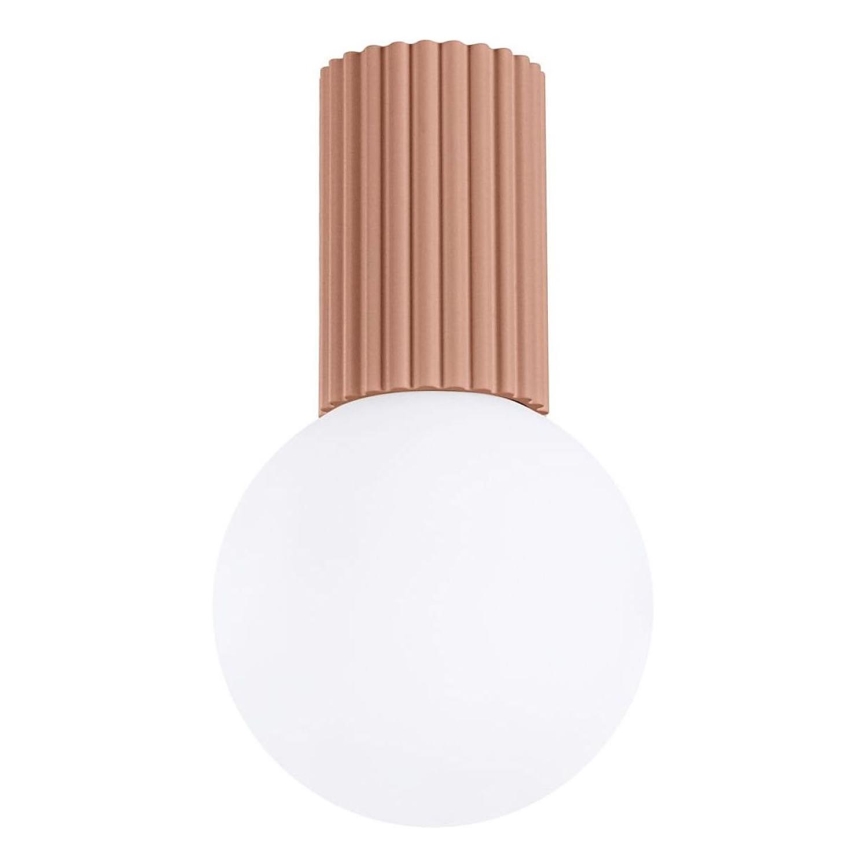 Kopalniška stropna svetilka HALO 1xG9/8W/230V pr. 12 cm IP44 rjava